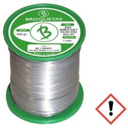 BROQUETAS Sârmă de lipit fără plumb 1mm 0, 5kg (ECO1 B2.1 1MM 500G)
