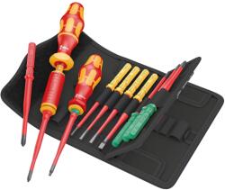 Wera Set șurubelnițe izolate slim WERA Kraftform Kompakt VDE 16 piese 1kV AC (05006609001) Surubelnita