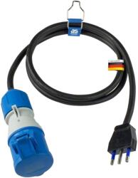 as - Schwabe Prelungitor alimentare AS SCHWABE 1, 5m 3G1, 5mm2 cauciuc negru, 1 priză cod 360486 (360486)