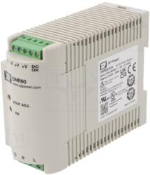 XP Power Alimentator pulsatoriu șină DIN 24V 60W (DNR60US24)