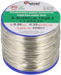 CYNEL Sârmă de lipit fără plumb 0, 56mm 250g (SAC0307-0.56/0.25)