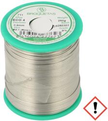 BROQUETAS Sârmă de lipit fără plumb 0, 8mm 0, 25kg (ECO4 (SNAG3CU0.5) FLUX B2.1 0,8 MM 250G)