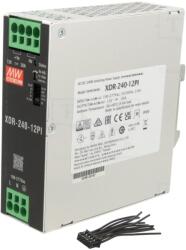 MEAN WELL Alimentator pulsatoriu 240W 12V DC pentru şină DIN, eficienţă 94% (XDR-240-12PI)