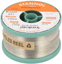 STANNOL Sârmă de lipit fără plumb 1mm 250g (813013)
