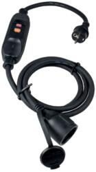as - Schwabe Prelungitor Alimentare AS SCHWABE 3m 3G2, 5mm2 Negru 1 Priză 845303 (845303)