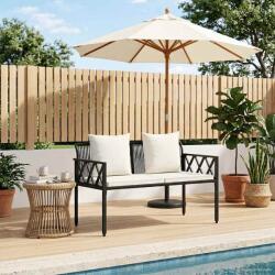 vidaXL Banci pentru exterior 2 -Seater 116 x 56 x 75 cm poliratan GartenMobel Dekor (42025352)