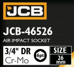 JCB Atașament cu Impact 3/4" 26mm 6-Face Cr-Mo CHEIE PENTRU SOCKET (FS-59819) Cheie tubulara