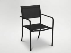 Garden Line Scaun de grădină negru 54x55x86cm *6128 (CH-ANH6128)