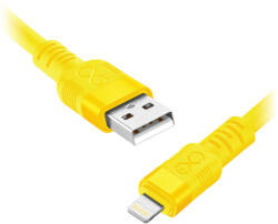 ORNO Cablu de încărcare neon USB-A - Lightning 0.9m (O-CABEXCWHPLIGH0-9NMIX)