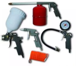 DEDRA-EXIM Accesorii pneumatice PANSAM A532009 5buc, pistol de vopsit cu rezervor superior (A532009) Trusa unelte
