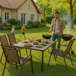 SPRINGOS GF0104 SCAUN DE GRĂDINĂ 73 X 55, 5 X 93 CM (2 buc. ) (GF0104)