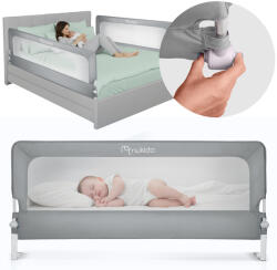 Nukido Barieră de protecție pentru pat 200 cm Nukido NK-228, gri (J-722810)
