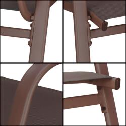 SPRINGOS GF0073 SCAUN DE GRĂDINĂ 73 X 55, 5 X 93 CM (4 buc) (GF0073)