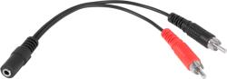  Inne JACK 3, 5mm - 2RCA 20cm KPO2906 (KPO2906)