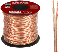 BLOW Cablu pentru boxe 2x0, 22 mm transparent 25 m (73-360-)