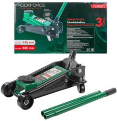 Rock FORCE Jack hidraulic broasca 3t cu suport din cauciuc (FS-15469)