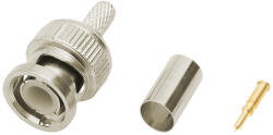  Conector BNC de sertizare 50 ohmi pentru RG58 Cu (1091-)