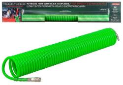 Rock FORCE Furtun spiral pneumatic cu cuple rapide 14X10 mm, 15 m FS-58011 (58011)