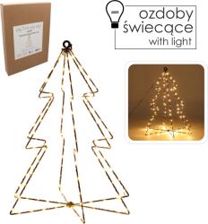 Chomik Ornament De Crăciun - Led Brad 40 Cm 120 L Culoare Albă Caldă Cu Baterii *0306 (ch-led0306)