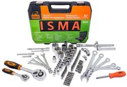 ISMA Set chei cu biți oblici și rație 82 piese cu geantă de transport (FS-50773) Cheie tubulara