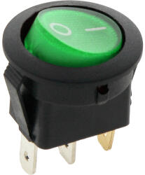  Întrerupător basculant 230V verde (5508-)