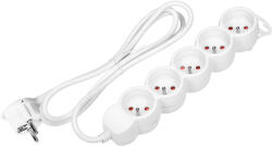 ORNO Prelungitor 5 prize, 3m, alb (O-ES-6_W_3)