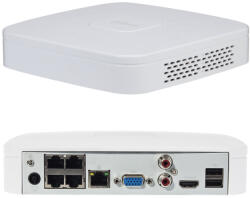 Dahua NVR4104-P-4KS2/L - Înregistrator IP cu 4 canale, până la 8MPx 4K, 1x HDD, 4x PoE - DAHUA (EC-24131)