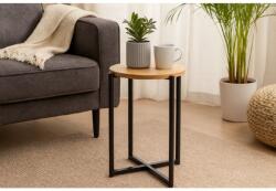 CHOMIK Mese rotundă cu bază metalică, diametru 29 cm, înălțime 42 cm *6606 (CH-MUT6606)