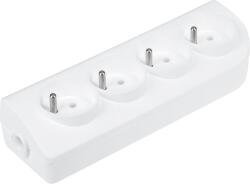 Elgotech Priză de rețea 4x 230V albă GN-40 (L-URZ3271)