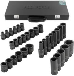 Rock FORCE Set de prelungiri lungi pentru impact 1/2" 8-32mm 6-fațete (FS-54961) Cheie tubulara