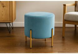 CHOMIK Taburet rotund cu picioare 35 x 40 CM, culoare mării *3925 (CH-PHO3925)