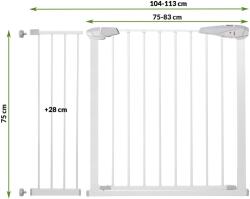SPRINGOS Barieră pentru scări 104 - 113 cm SG0001A (SG0001A)