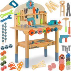 Ricokids Atelier din lemn cu unelte RK-876 Ricokids (J-787600) Set bricolaj copii