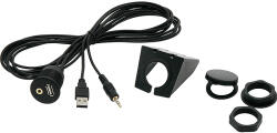  Conector USB + AUX, cablu de 2m pentru montaj (0301-)
