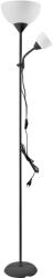 ORNO Lampă de podea neagră 175 cm E27/E14 40W (O-LS-2_B)