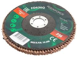 ROCKFORCE Discuri laminate pentru șlefuirea lemnului și metalului, 150mm P36 (FS-52012)