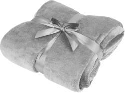 Teesa Pătură din fleece 200x220 cm TEESA - gri (L-TSA8902-1) Patura