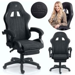 Sofotel Scaun de gaming pivotant cu suport pentru picioare, tip bucket, Lokar Sofotel (J-242600)