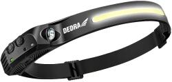 Dedra DEDRA-EXIM Lanterna frontală cu bandă 300/105lm, senzor de mișcare, acumulator 800mAh, DEDRA L1012 (L1012)