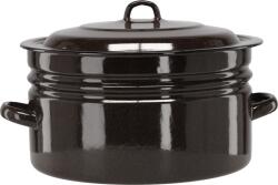Chomik Oală emailată directă 25 L, 40 cm, maro Z/P *3608 (CH-EMA3608)