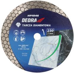 Dedra Disk diamantat cu segment tip fagure, disk de tăiere DEDRA H1046, tăiere umedă, tăiere uscată, diametru 230 mm (H1046)