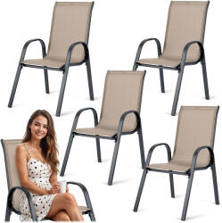 Sofotel Scaune de grădină textile Sofotel SO-980 set 4 buc (J-298002-4)