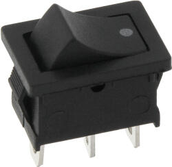  Comutator basculant MK1012C negru (2920-)