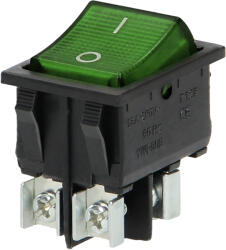 ORNO Comutator basculant iluminat verde 230V (O-OR-AE-13179_G_B)