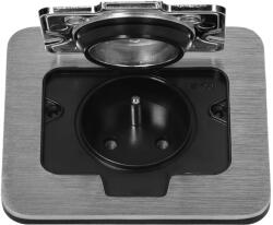 ORNO Priză electrică rezistentă IP55, efect aluminiu (O-OR-GM-9031)