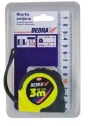Dedra Ruletă de măsurare 8 m, lățime 25mm cauciucată, buton de oprire (DED-M882P)
