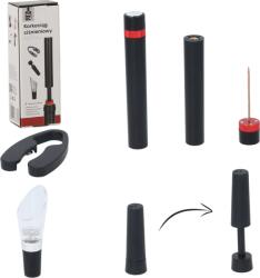 CHOMIK Set de 4 accesorii pentru vin cu deschizător de presiune *6330 (CH-HUO6330)
