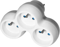 ORNO Distribuitor priză 3x2P+E, alb-gri (O-OR-AE-13239)