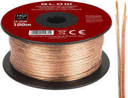 BLOW Cablu pentru difuzoare 2x0, 75 mm transparent (73-323-)