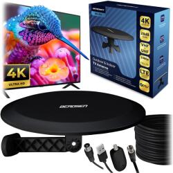 Berdsen Antena interioară exterioară TV ultra HD 4K Berdsen BD-955 neagră (J-395501)